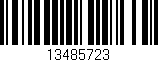 Código de barras (EAN, GTIN, SKU, ISBN): '13485723'