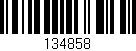 Código de barras (EAN, GTIN, SKU, ISBN): '134858'