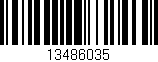 Código de barras (EAN, GTIN, SKU, ISBN): '13486035'