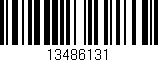 Código de barras (EAN, GTIN, SKU, ISBN): '13486131'