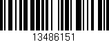 Código de barras (EAN, GTIN, SKU, ISBN): '13486151'