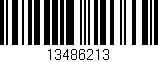 Código de barras (EAN, GTIN, SKU, ISBN): '13486213'