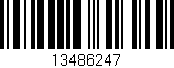 Código de barras (EAN, GTIN, SKU, ISBN): '13486247'