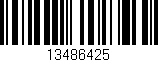 Código de barras (EAN, GTIN, SKU, ISBN): '13486425'