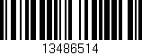 Código de barras (EAN, GTIN, SKU, ISBN): '13486514'