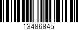 Código de barras (EAN, GTIN, SKU, ISBN): '13486845'