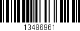 Código de barras (EAN, GTIN, SKU, ISBN): '13486961'