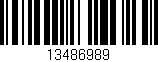 Código de barras (EAN, GTIN, SKU, ISBN): '13486989'
