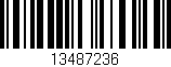 Código de barras (EAN, GTIN, SKU, ISBN): '13487236'