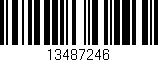 Código de barras (EAN, GTIN, SKU, ISBN): '13487246'