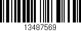 Código de barras (EAN, GTIN, SKU, ISBN): '13487569'