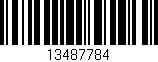 Código de barras (EAN, GTIN, SKU, ISBN): '13487784'