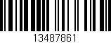 Código de barras (EAN, GTIN, SKU, ISBN): '13487861'