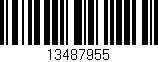 Código de barras (EAN, GTIN, SKU, ISBN): '13487955'