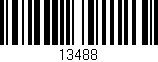 Código de barras (EAN, GTIN, SKU, ISBN): '13488'