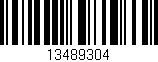 Código de barras (EAN, GTIN, SKU, ISBN): '13489304'
