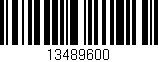 Código de barras (EAN, GTIN, SKU, ISBN): '13489600'