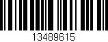 Código de barras (EAN, GTIN, SKU, ISBN): '13489615'
