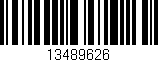 Código de barras (EAN, GTIN, SKU, ISBN): '13489626'