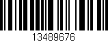 Código de barras (EAN, GTIN, SKU, ISBN): '13489676'