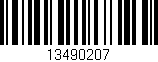 Código de barras (EAN, GTIN, SKU, ISBN): '13490207'