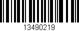 Código de barras (EAN, GTIN, SKU, ISBN): '13490219'