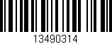 Código de barras (EAN, GTIN, SKU, ISBN): '13490314'