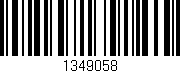 Código de barras (EAN, GTIN, SKU, ISBN): '1349058'