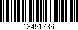 Código de barras (EAN, GTIN, SKU, ISBN): '13491736'