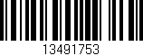 Código de barras (EAN, GTIN, SKU, ISBN): '13491753'