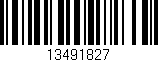 Código de barras (EAN, GTIN, SKU, ISBN): '13491827'