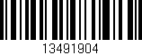 Código de barras (EAN, GTIN, SKU, ISBN): '13491904'