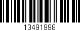 Código de barras (EAN, GTIN, SKU, ISBN): '13491998'