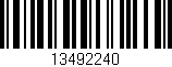 Código de barras (EAN, GTIN, SKU, ISBN): '13492240'