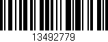 Código de barras (EAN, GTIN, SKU, ISBN): '13492779'