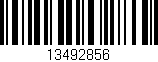 Código de barras (EAN, GTIN, SKU, ISBN): '13492856'