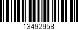 Código de barras (EAN, GTIN, SKU, ISBN): '13492958'