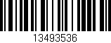 Código de barras (EAN, GTIN, SKU, ISBN): '13493536'