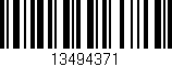 Código de barras (EAN, GTIN, SKU, ISBN): '13494371'