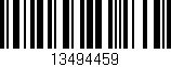 Código de barras (EAN, GTIN, SKU, ISBN): '13494459'