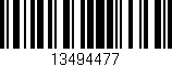 Código de barras (EAN, GTIN, SKU, ISBN): '13494477'