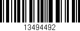 Código de barras (EAN, GTIN, SKU, ISBN): '13494492'