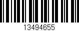 Código de barras (EAN, GTIN, SKU, ISBN): '13494655'