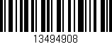 Código de barras (EAN, GTIN, SKU, ISBN): '13494908'