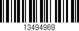 Código de barras (EAN, GTIN, SKU, ISBN): '13494969'