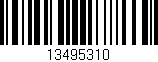 Código de barras (EAN, GTIN, SKU, ISBN): '13495310'