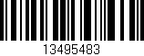 Código de barras (EAN, GTIN, SKU, ISBN): '13495483'