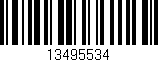 Código de barras (EAN, GTIN, SKU, ISBN): '13495534'