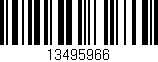 Código de barras (EAN, GTIN, SKU, ISBN): '13495966'