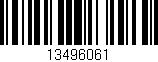 Código de barras (EAN, GTIN, SKU, ISBN): '13496061'